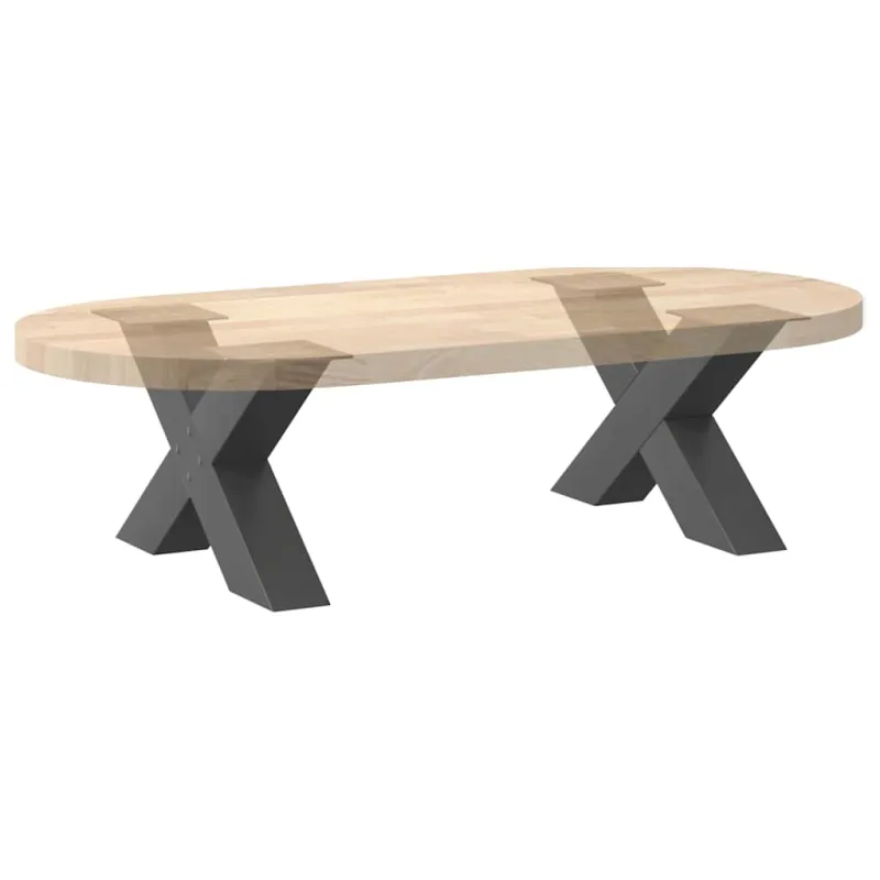 Kavos staliuko kojelės, 2 vnt., antracito spalvos, 60x(30-31) cm, plienas