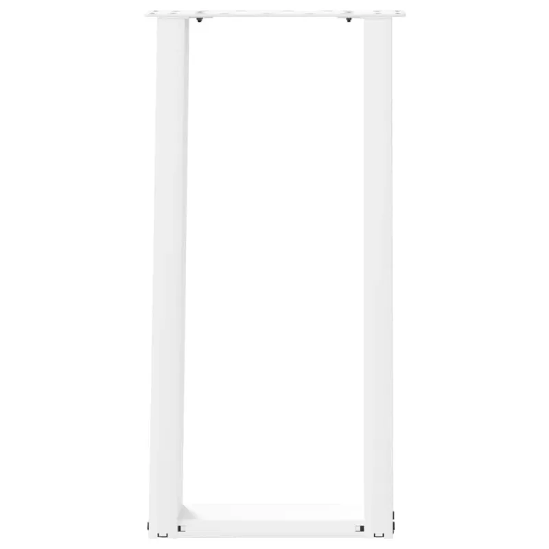Konsolinio stalo kojelės, U formos, 2 vnt., baltos, 38x(72-73) cm, plienas