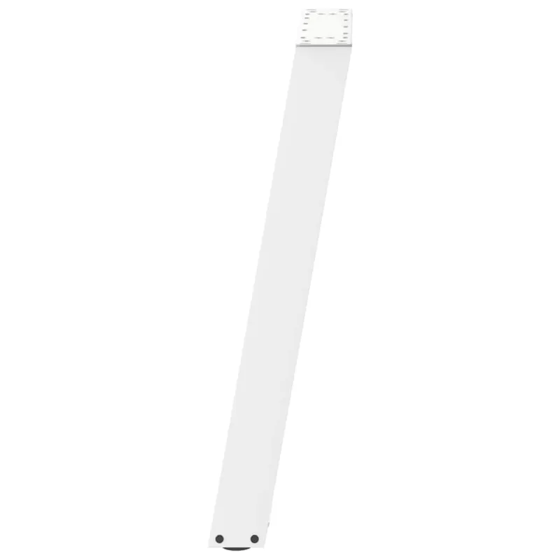 Konsolinio stalo kojelės, U formos, 2 vnt., baltos, 38x(72-73) cm, plienas