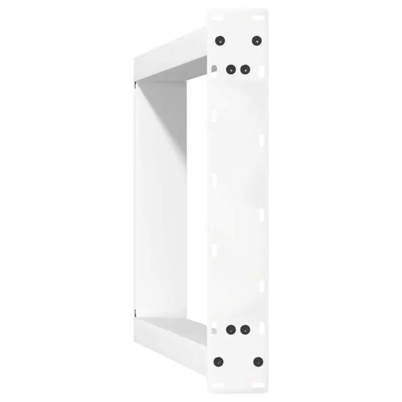 Konsolinio stalo kojelės, U formos, 2 vnt., baltos, 38x(72-73) cm, plienas