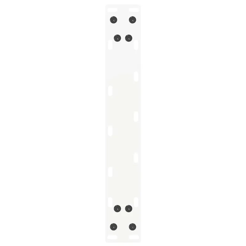 Kavos staliuko kojelės, 2 vnt., baltos, 40x(30-31) cm, plienas, U formos