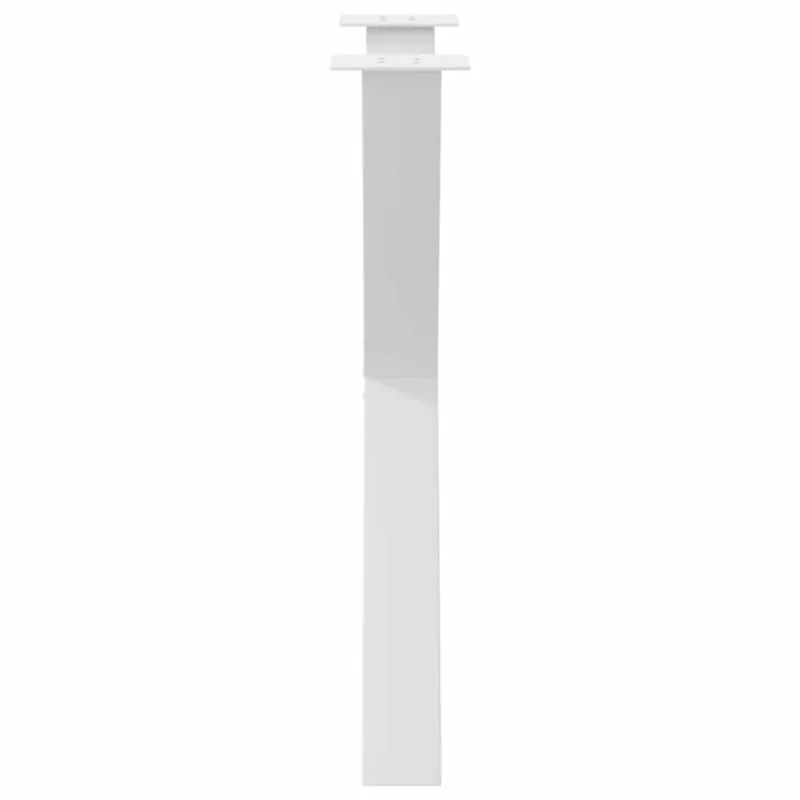 Valgomojo stalo kojos, 2 vnt., baltos, 70x(72-73) cm, plienas, X formos