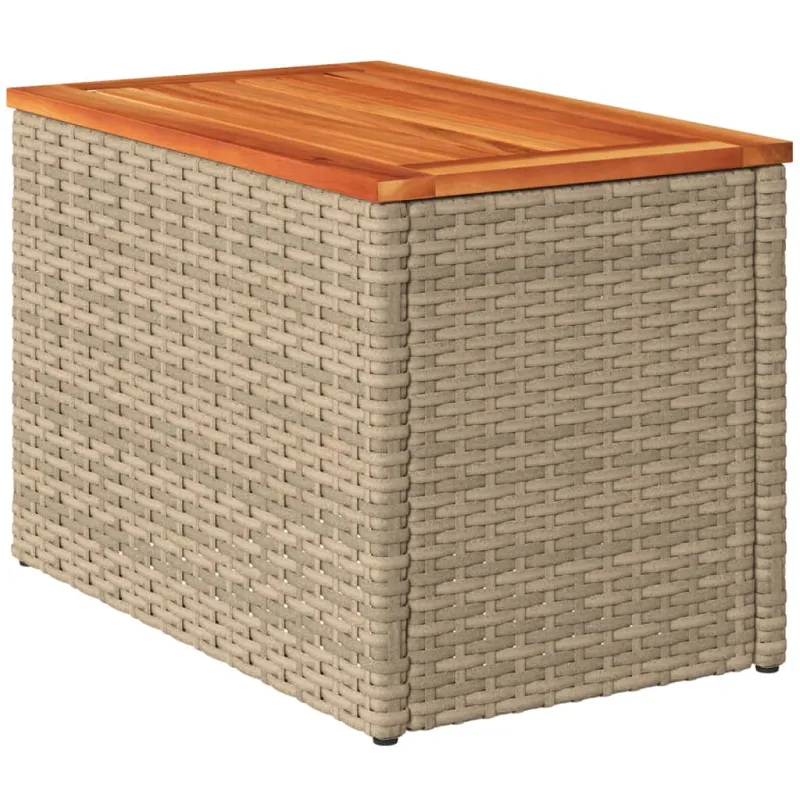 Sivulaistutustason pöytäkset, 2 kpl, hiekka, 55x34x37 cm, polyrataani