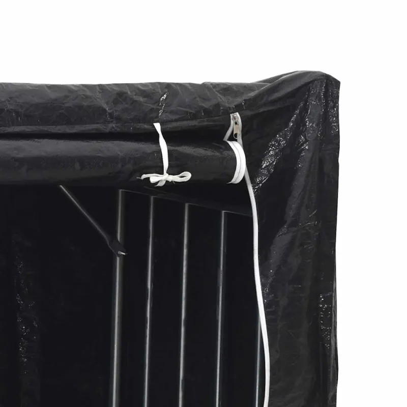 Stovas malkoms su apdangalu nuo lietaus, 200,5x80,5x110,5cm