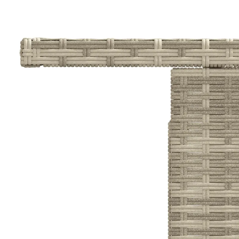 Lasipintainen pöytä, harmaa, 100x55x73cm, PE-rattaita