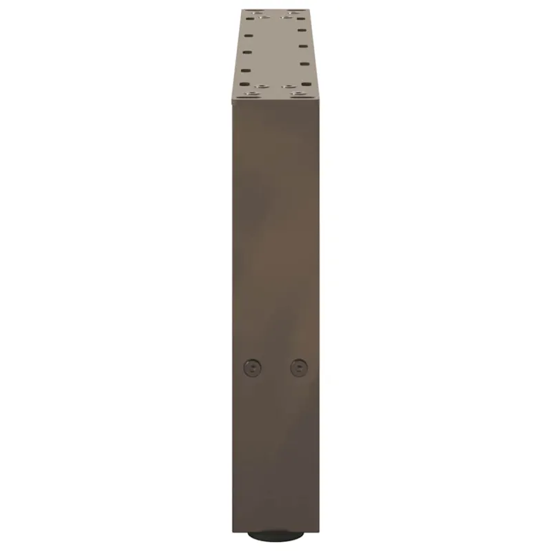 Kavos staliuko kojelės, 2 vnt., 50x(30-31) cm, natūralus plienas