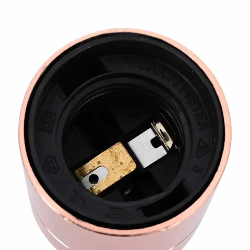 lempų laikikliai 2 vnt Rose Gold E27
