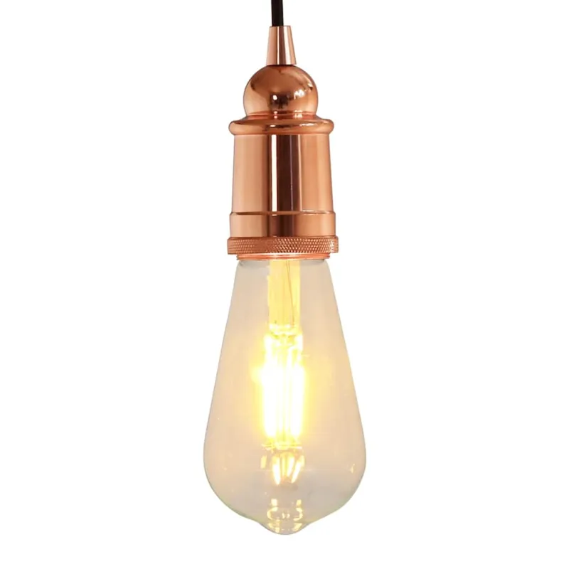 lempų laikikliai 2 vnt Rose Gold E27