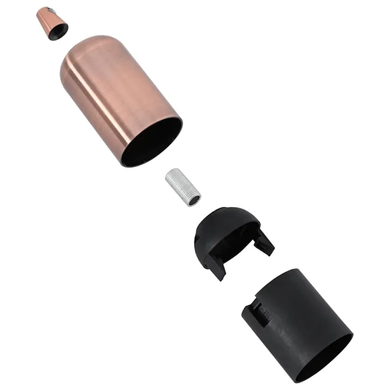lempų laikikliai 2 vnt Red Bronze E27