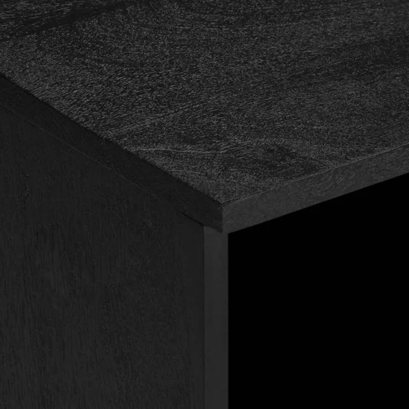 televizoriaus spintelė Juoda 100x33x46 cm Engineered Wood