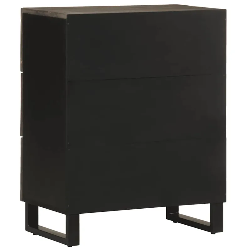 indauja juoda 60x33x75 cm masyvo mango