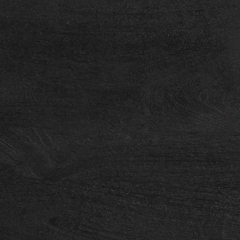 Spintelė prie lovos Juoda 50x33x62 cm Inžinierinė mediena