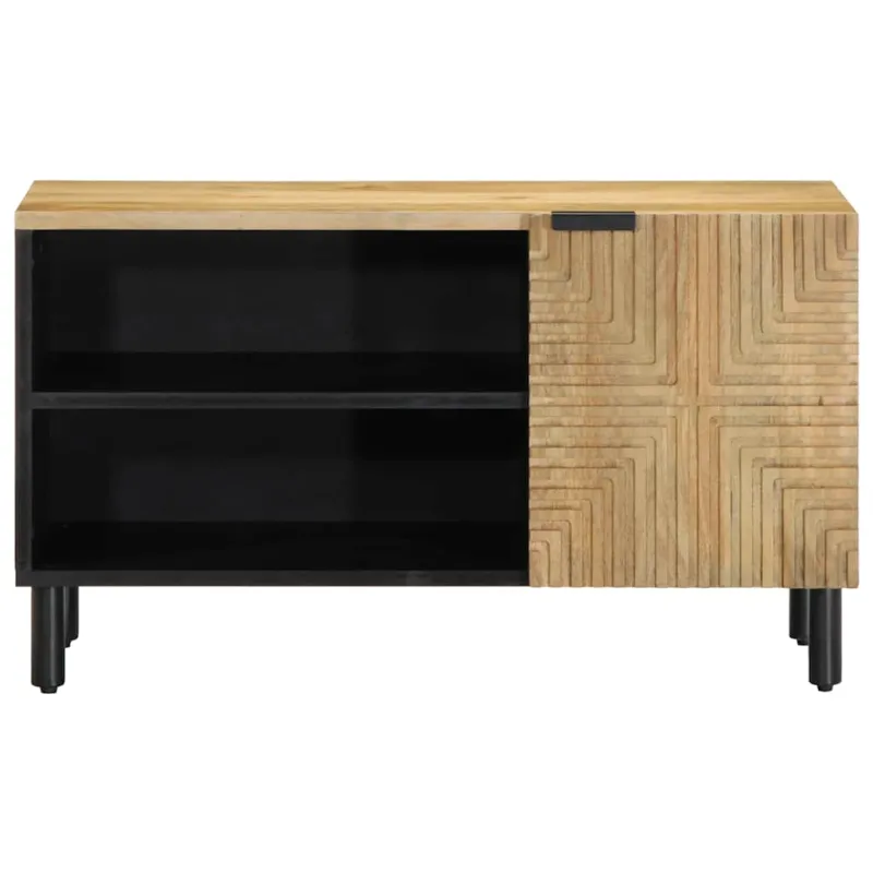 televizoriaus spintelė Ruda 80x31,5x46 cm Medžio masyvo Mango