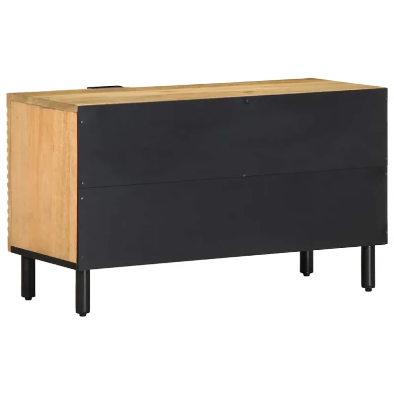 televizoriaus spintelė Ruda 80x31,5x46 cm Medžio masyvo Mango