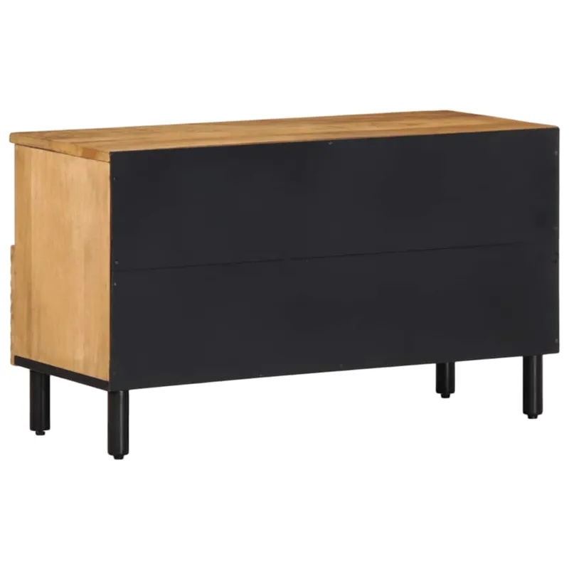 televizoriaus spintelė Ruda 80x33x46 cm Medžio masyvo Mango