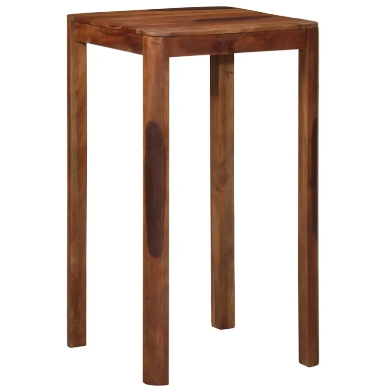 Baro stalas 60x60x107 cm Akacijos masyvo