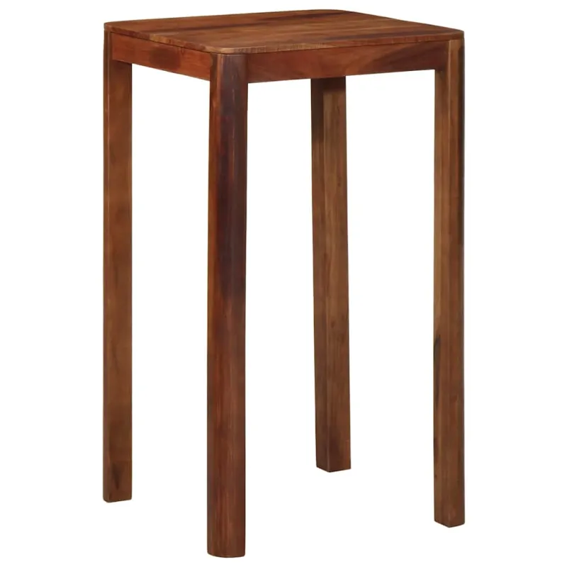 Baro stalas 60x60x107 cm Akacijos masyvo
