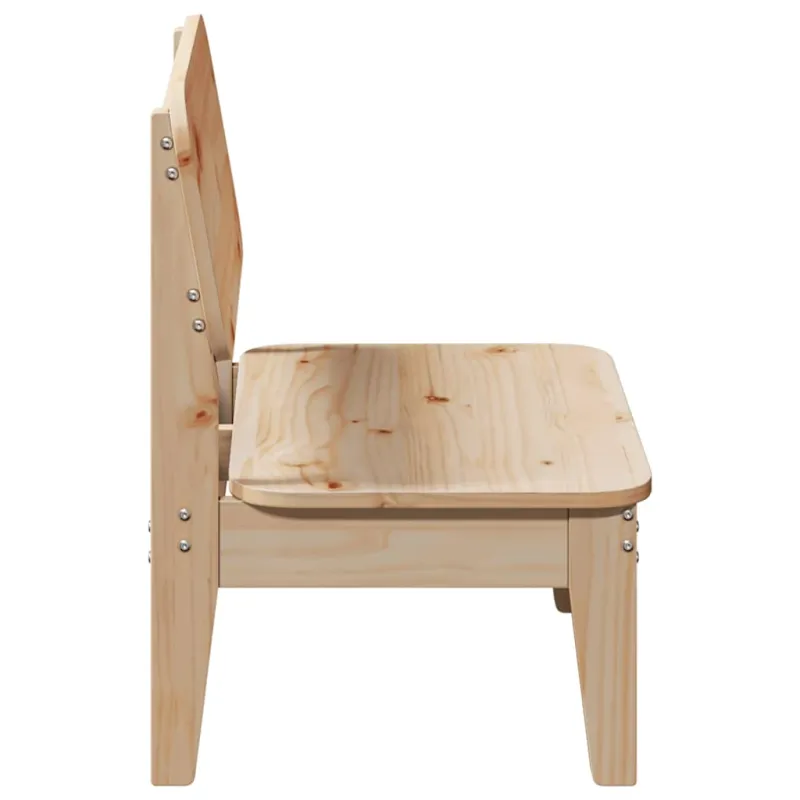 sodo kėdės 2 vnt 60x52,5x72 cm pušies masyvo