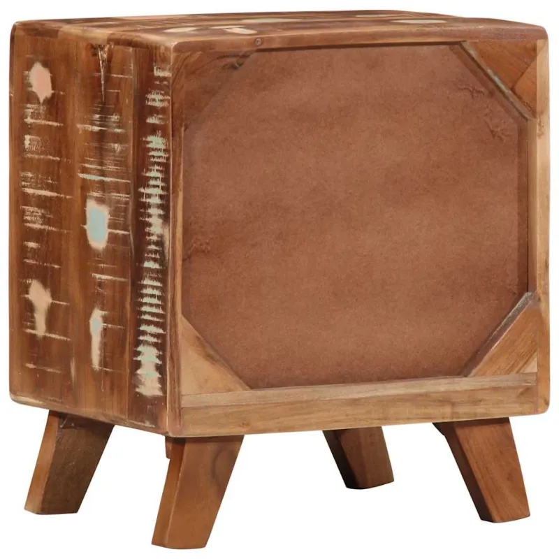 naktinė spintelė 2 vnt 40x32x46 cm perdirbta medžio masyvo