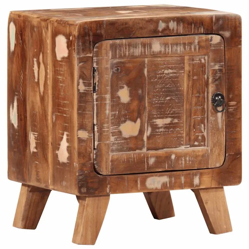 naktinė spintelė 2 vnt 40x32x46 cm perdirbta medžio masyvo