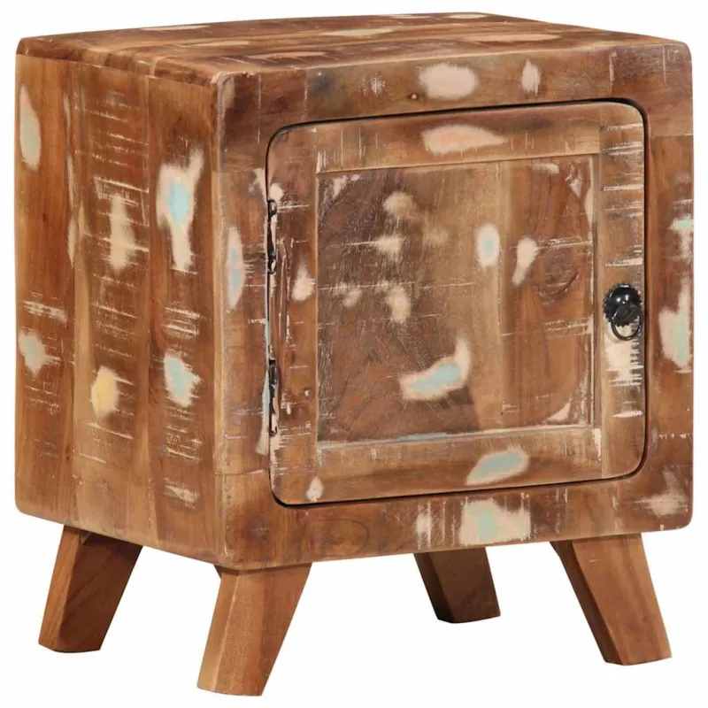 naktinė spintelė 2 vnt 40x32x46 cm perdirbta medžio masyvo