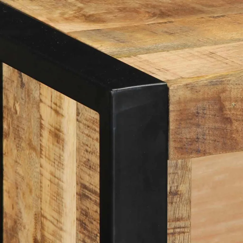 televizoriaus spintelė 80x30x25 cm Masyvus Rough Wood Mango