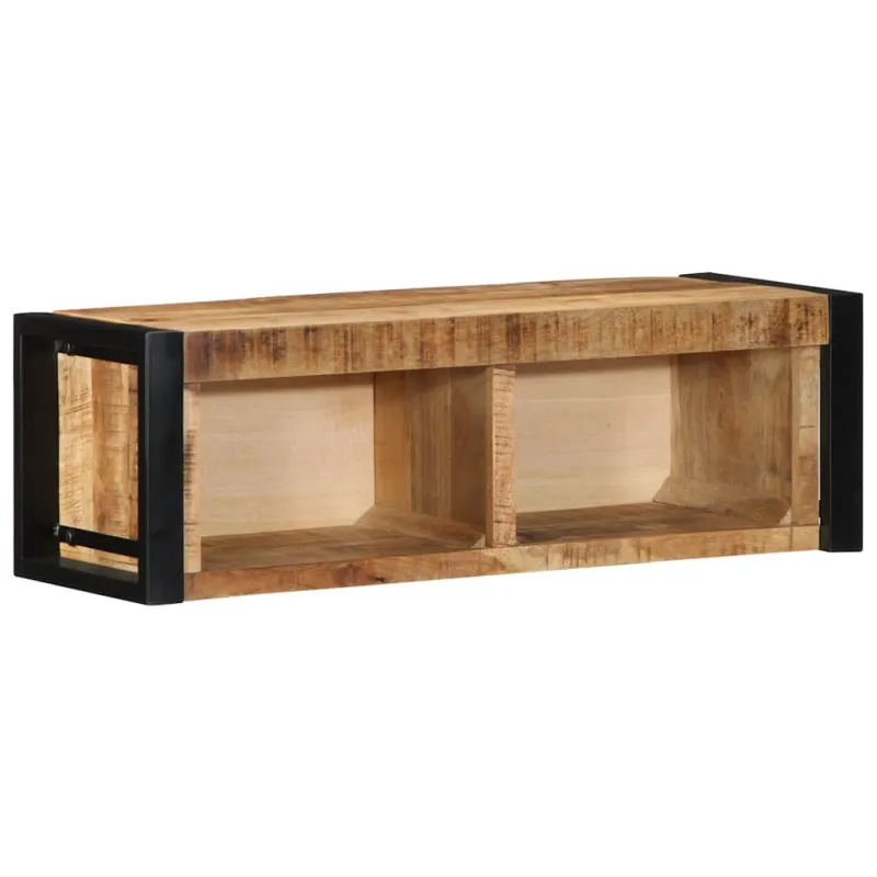 televizoriaus spintelė 80x30x25 cm Masyvus Rough Wood Mango