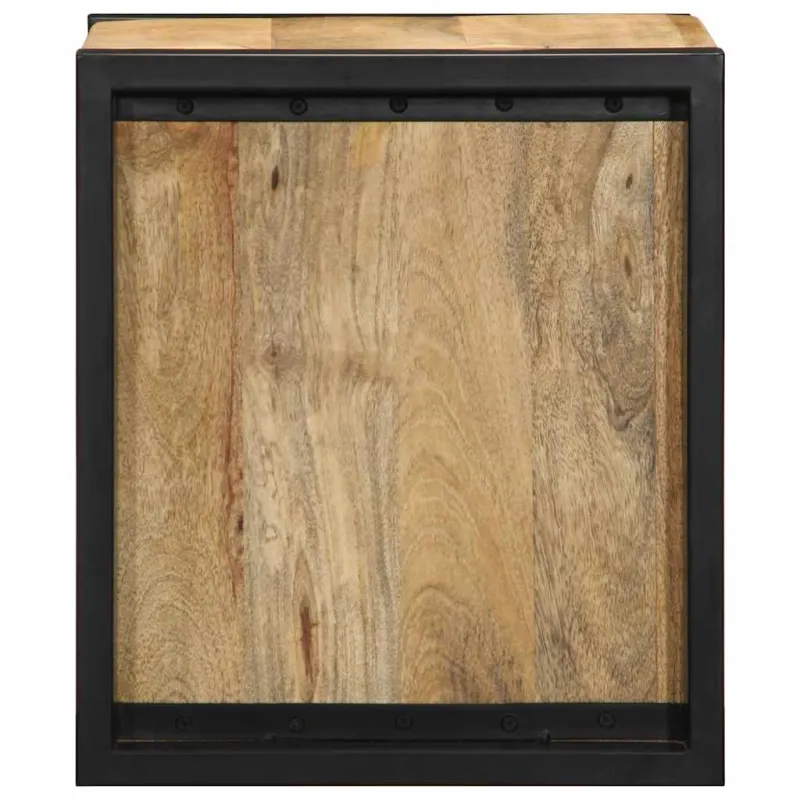 lovos spintelės 2 vnt 40x35x40cm masyvo neapdoroto medžio mango