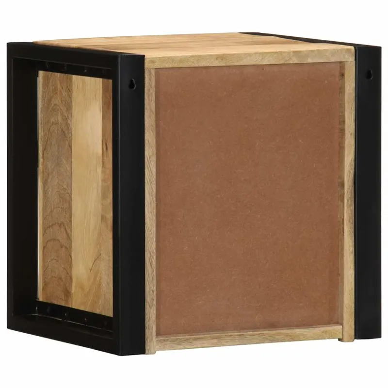 lovos spintelės 2 vnt 40x35x40cm masyvo neapdoroto medžio mango