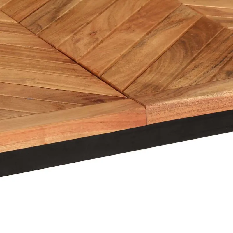 Valgomojo stalas, 140x70x75cm, akacijos medienos masyvas