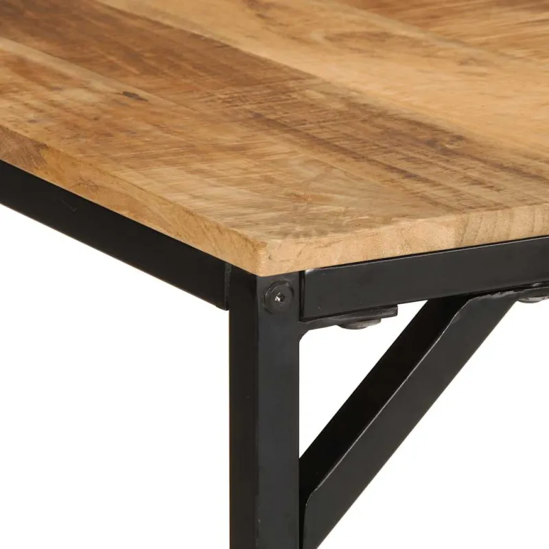 Valgomojo stalas, 220x90x75cm, mango medienos masyvas