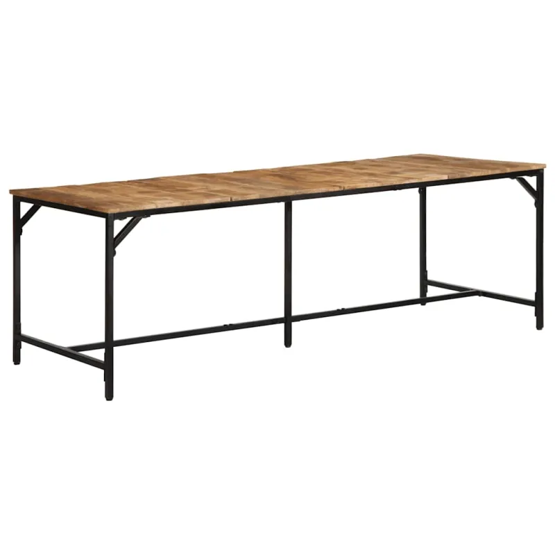Valgomojo stalas, 220x90x75cm, mango medienos masyvas
