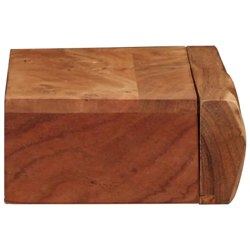 Sieninės lentynos, 2vnt., 40x17x8cm, akacijos masyvas
