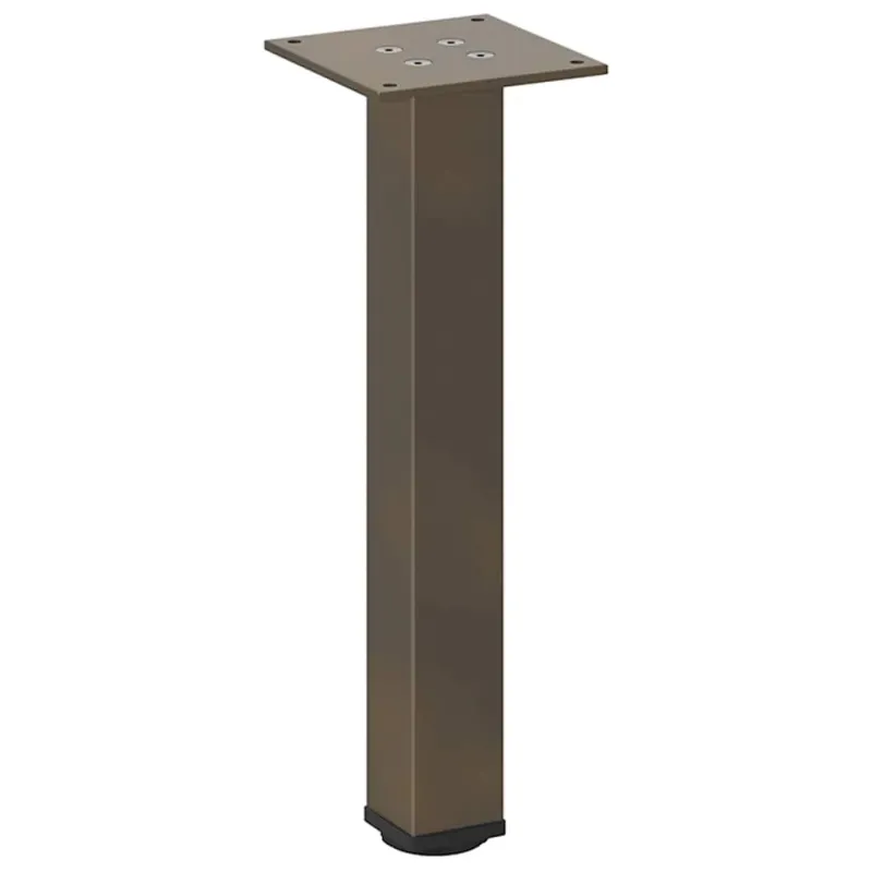 Kavos staliuko kojelės, 4 vnt., natūralus plienas, 30-32 cm, plienas