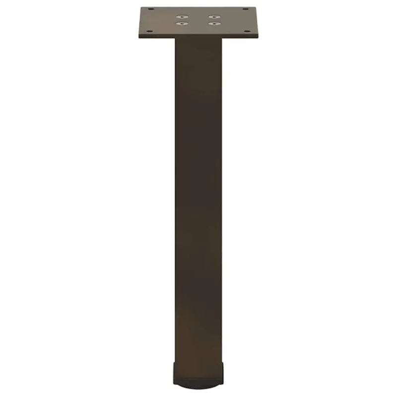 Kavos staliuko kojelės, 4 vnt., natūralus plienas, 30-32 cm, plienas