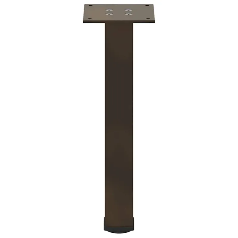 Kavos staliuko kojelės, 4 vnt., natūralus plienas, 30-32 cm, plienas