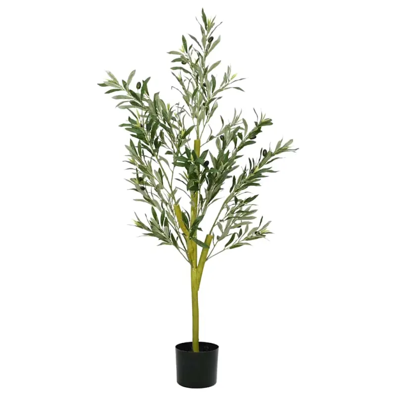 Dirbtinis alyvmedis, žalios spalvos, 120cm, 450 lapų