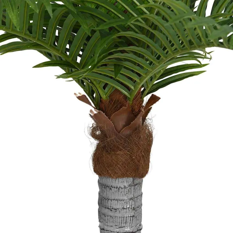 Dirbtinė palmė, žalios spalvos, 200cm, 15 lapų