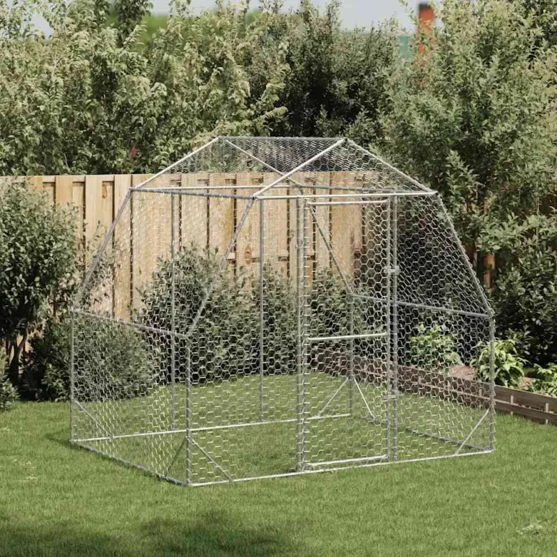 Vištienos bėgimas, 2,5x2x2,25m, galvanizuotas plienas