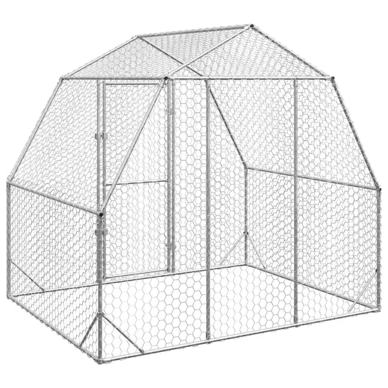 Vištienos bėgimas, 2,5x2x2,25m, galvanizuotas plienas