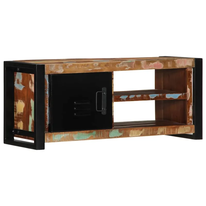 televizoriaus spintelė 80x30x35 cm Regeneruota medžio masyva