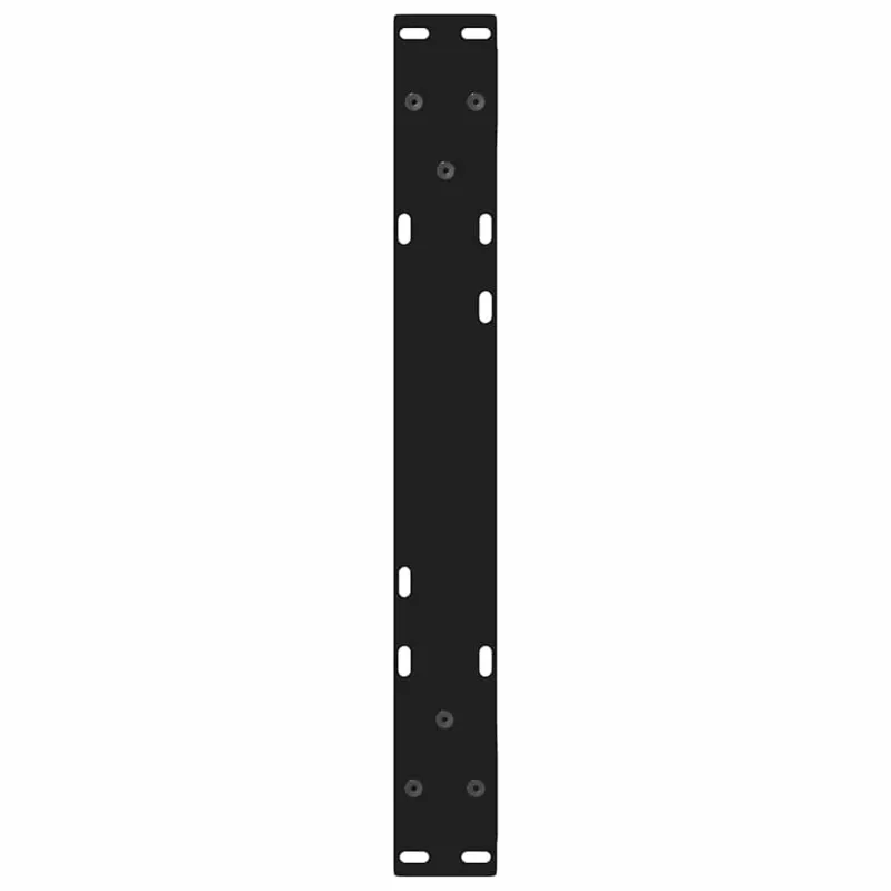 Kavos staliuko kojelės, 2 vnt., juodos, 50x(30-31,3) cm, plienas