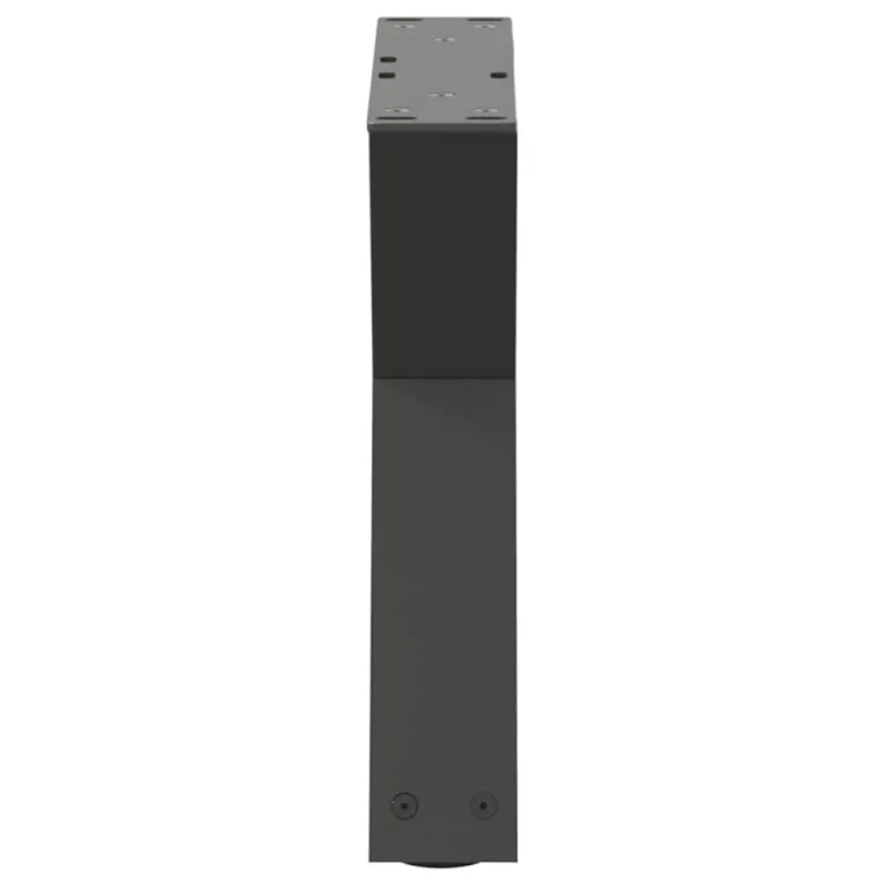 Kavos staliuko kojelės, 2 vnt., antracito spalvos, 60x(30-31,3) cm, plienas