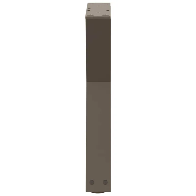 Kavos staliuko kojelės, 2 vnt., natūralus plienas, 28x(42-43,3) cm, plienas