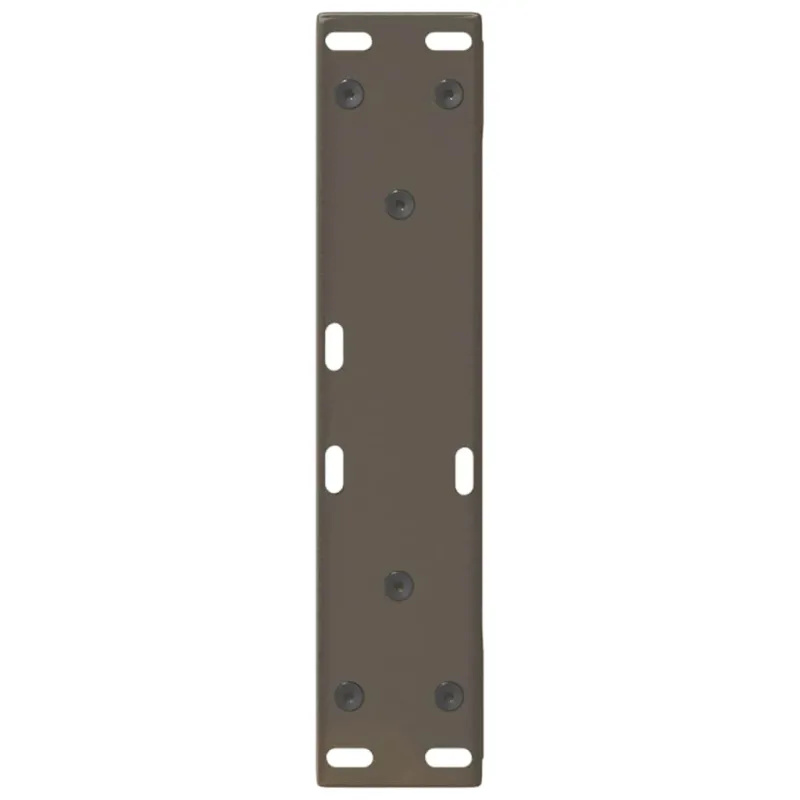 Kavos staliuko kojelės, 2 vnt., natūralus plienas, 28x(42-43,3) cm, plienas