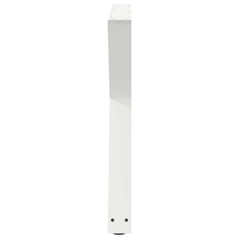 Valgomojo stalo kojos, 2 vnt., baltos, 80x(72-73,3) cm, plienas