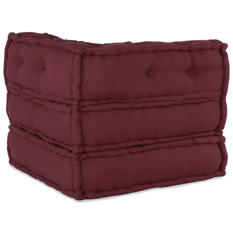 Modulinė sofa, kaštoninės spalvos, 70x70x54 cm, audinys
