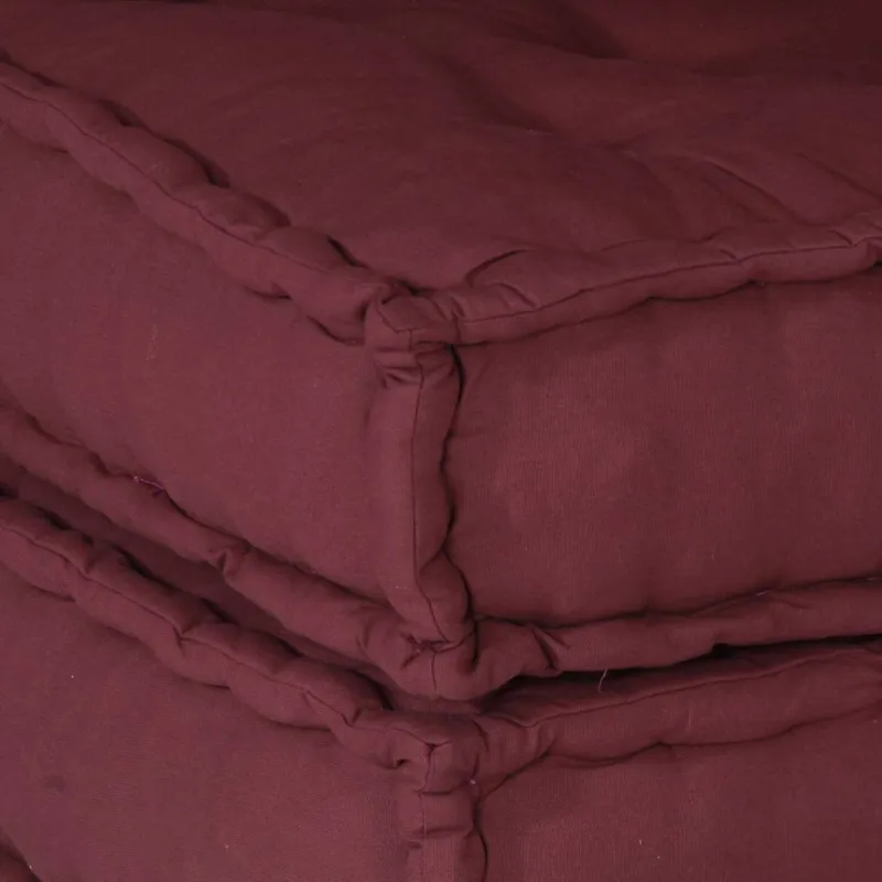 Modulinė sofa, kaštoninės spalvos, 70x70x54 cm, audinys