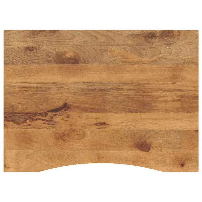 stalviršis su išlenkta 110x80x2,5 cm medžio masyvo grubus mango