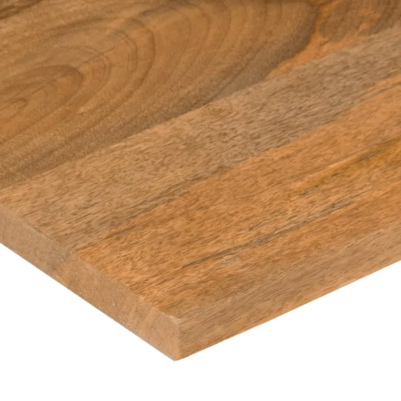 stalviršis su išlenkta 110x80x2,5 cm medžio masyvo grubus mango